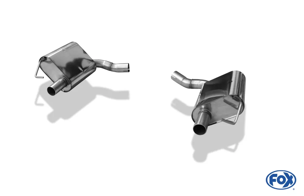 Mercedes E-Klasse 238 Endschalldämpfer rechts/links - Endrohre unsichtbar mit Ausgang in der Stoßstange