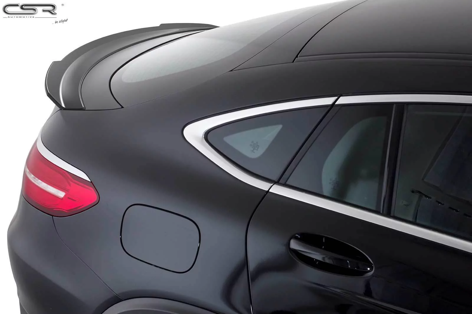 Heckflügel mit ABE für Mercedes Benz GLC C253 Coupe HF709-M Carbon Look (matt)