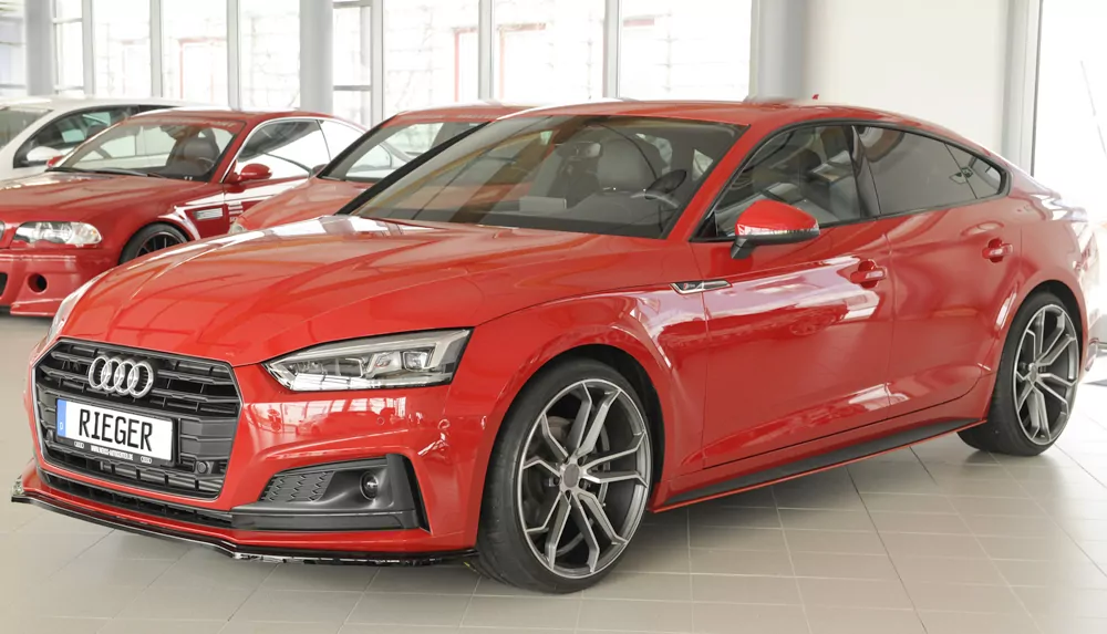 Rieger Seitenschwelleransatz für Audi A5 S5 (B9/F5) | Sportback 11.16-12.19 (bis Facelift) nur für S-Line-Schweller