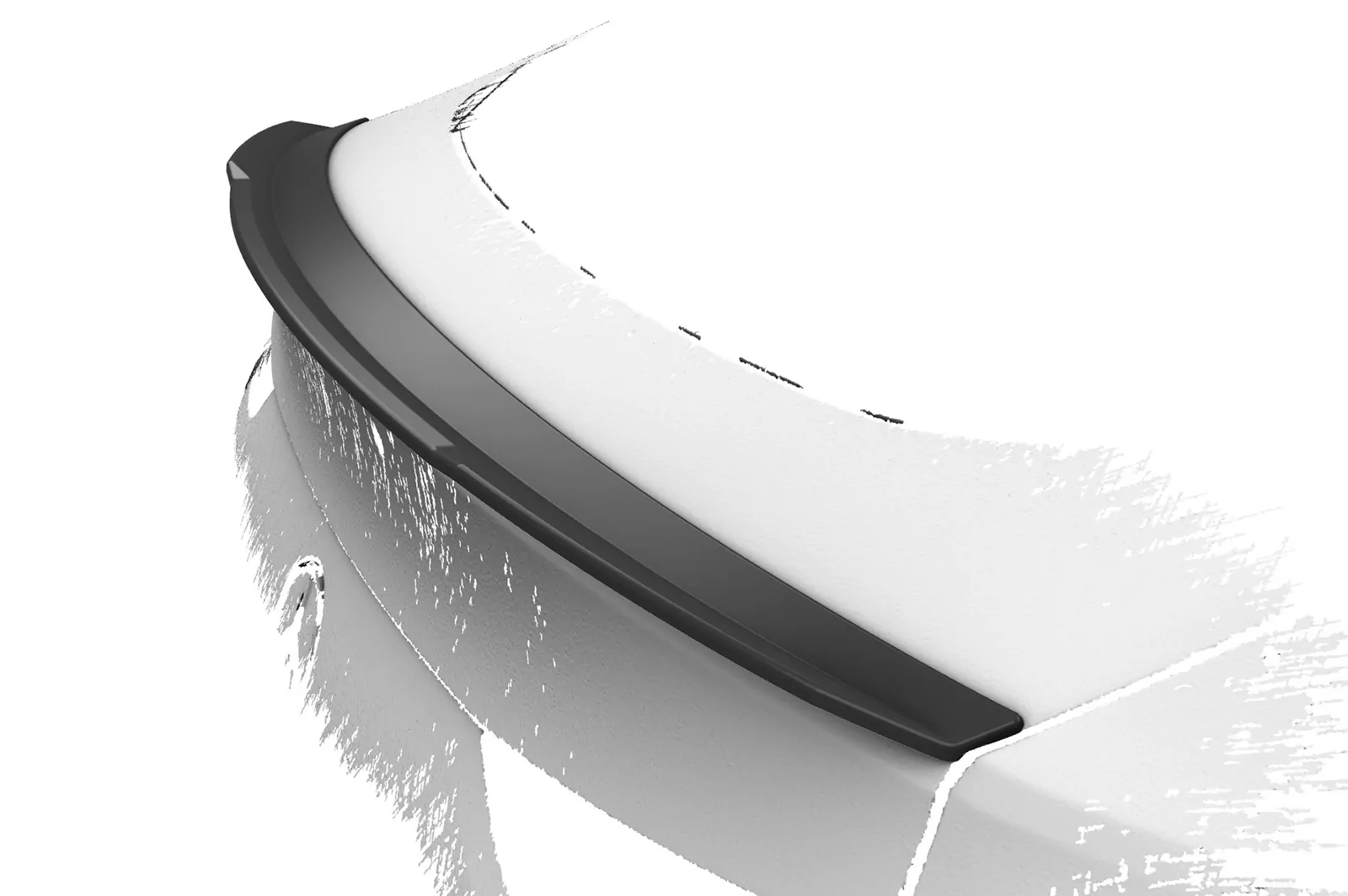 Heckflügel mit ABE für Mercedes Benz GLE C167 HF802-M Carbon Look (matt)