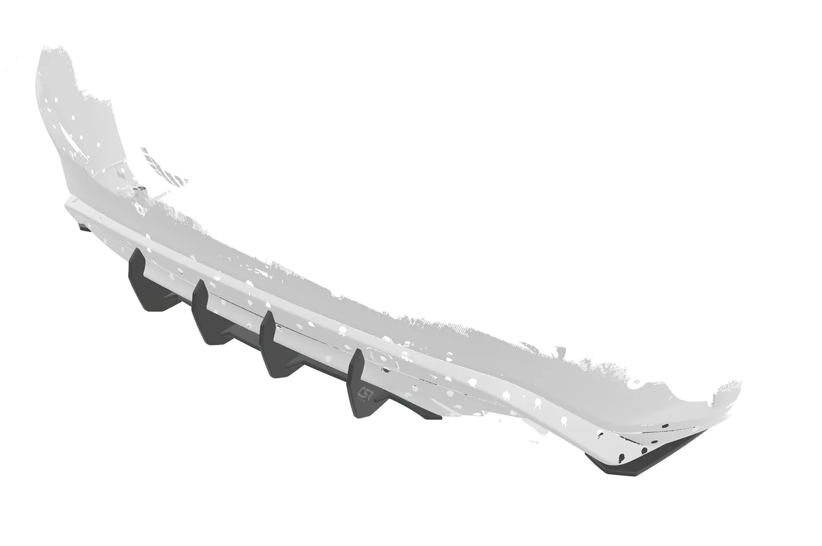 Racing Diffusor / Heckansatz für Ford Focus MK4 ST HA337