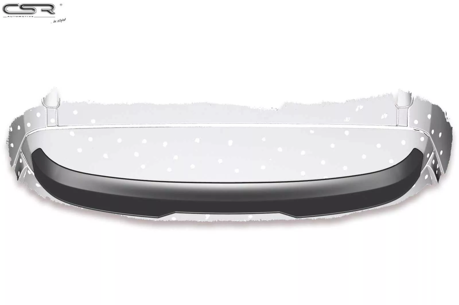 Heckflügel mit ABE für Ford Kuga 2. Generation Lackierfreundlich (schwarz matt)