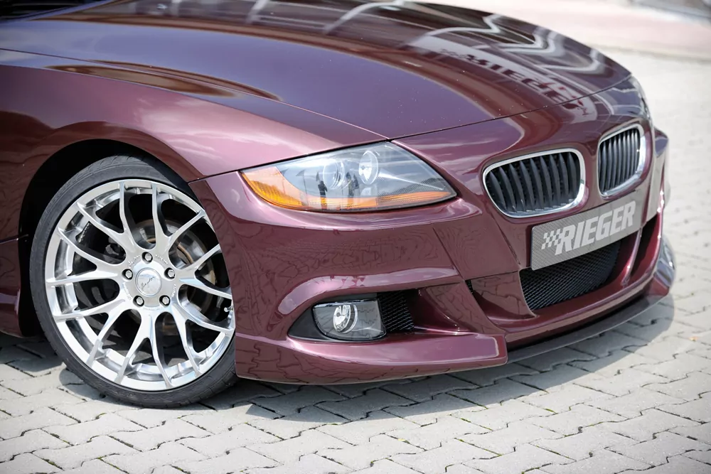 Rieger Spoilerstoßstange für BMW Z4 (E85) - Roadster 02.03-12.05 (bis Facelift) carbon optik