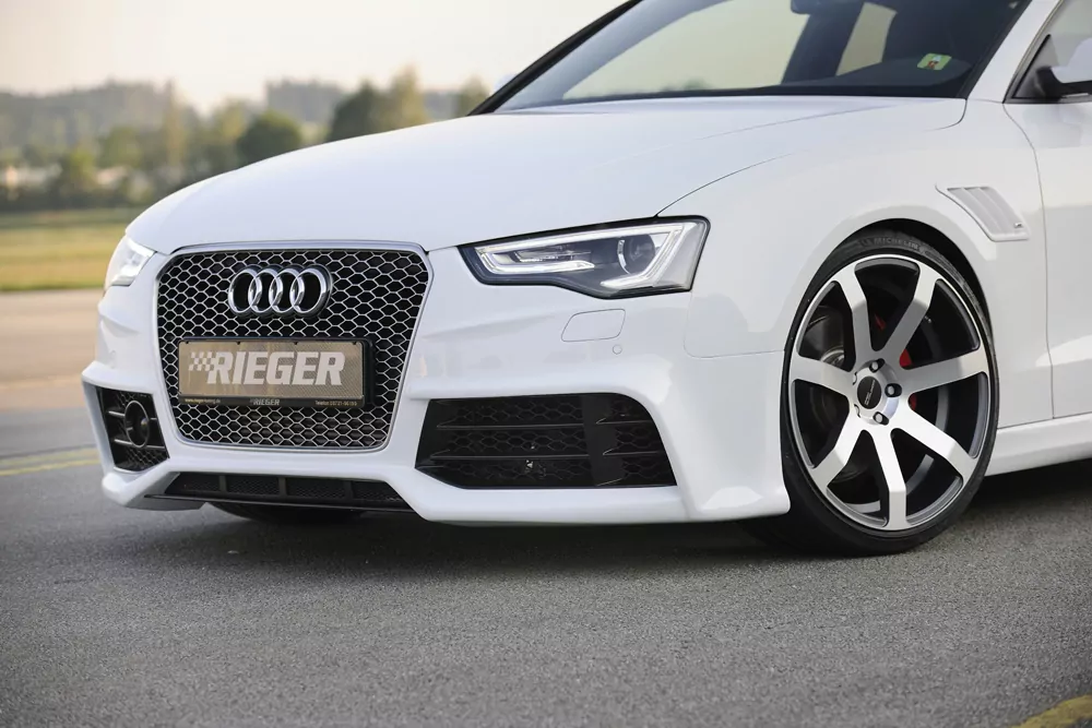 Rieger Spoilerschwert für Audi A5 (B8/B81) | Sportback 10.11-06.16 (ab Facelift) für Spoilerstoßstange 55460/61/62/63