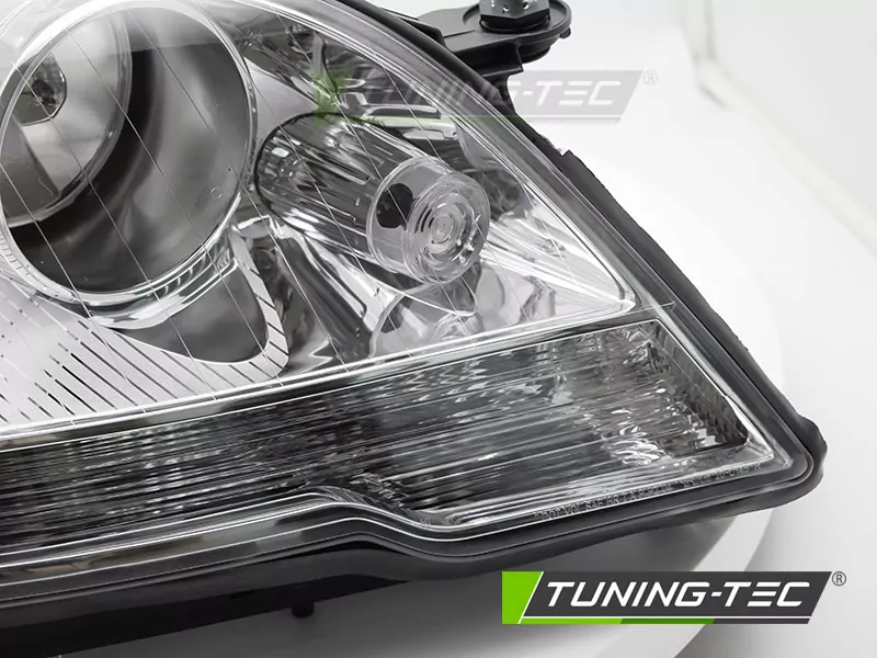 Headlight Chrome Right Side Tyc Fits Mercedes W164 09-11