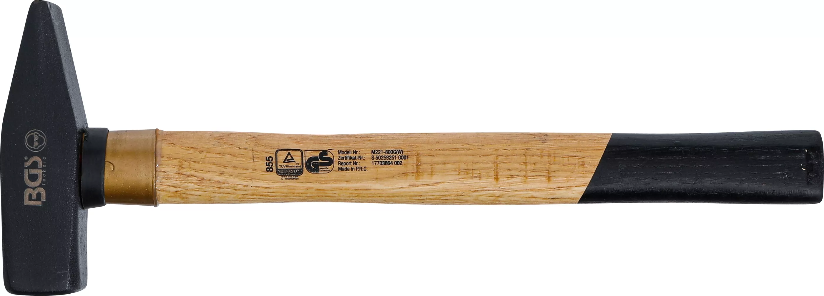 Schlosserhammer | Holz-Stiel | DIN 1041 | 800 g