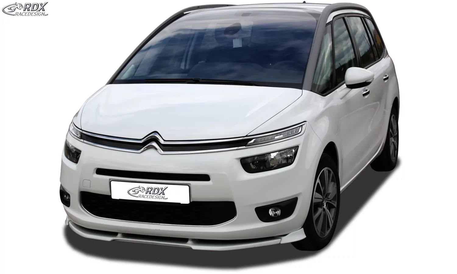RDX Frontspoiler VARIO-X für CITROEN C4 Grand Picasso 2013+ Frontlippe Front Ansatz Vorne Spoilerlippe