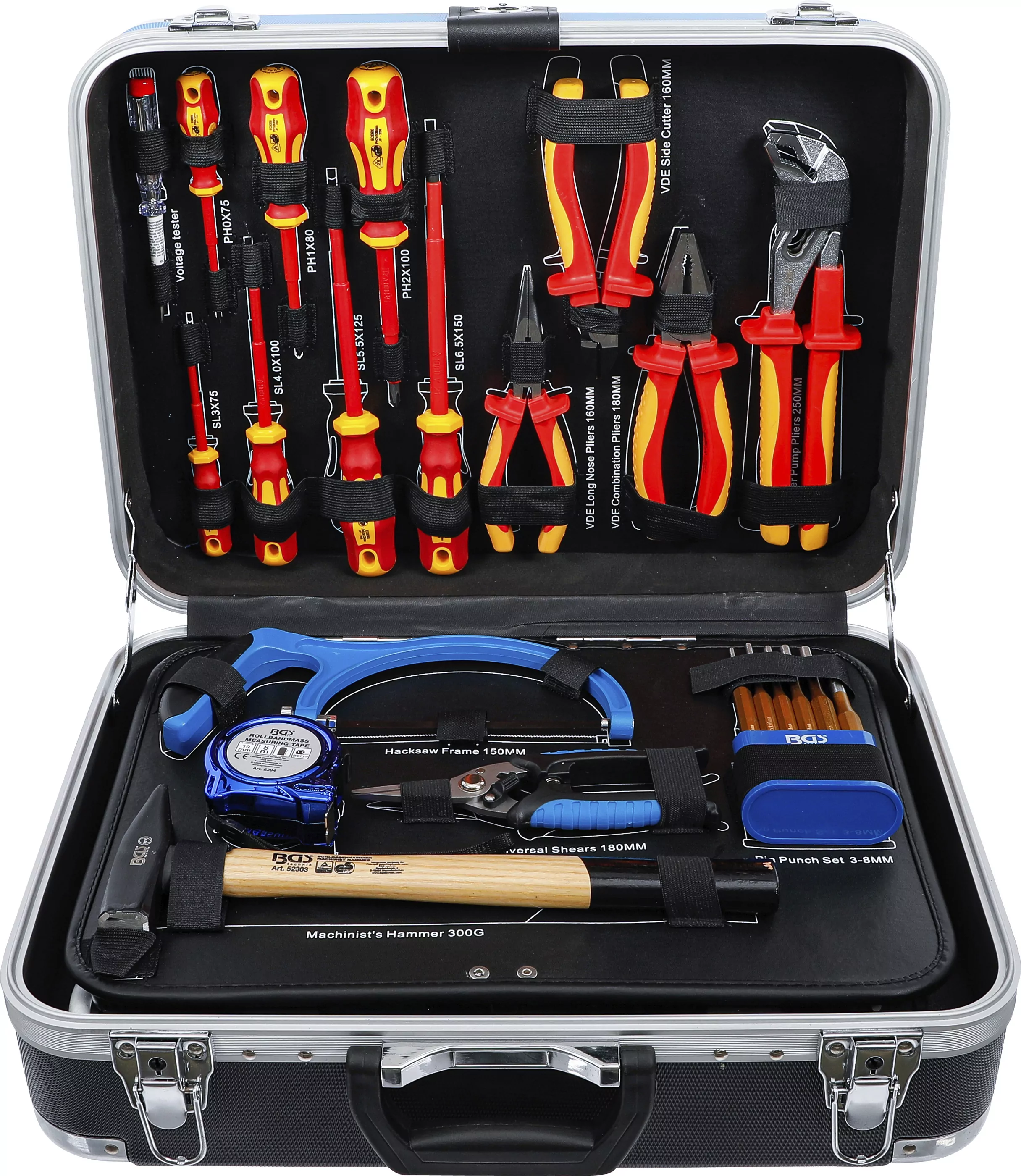 Kälte-/Klima-Werkzeugkoffer | 86-tlg.