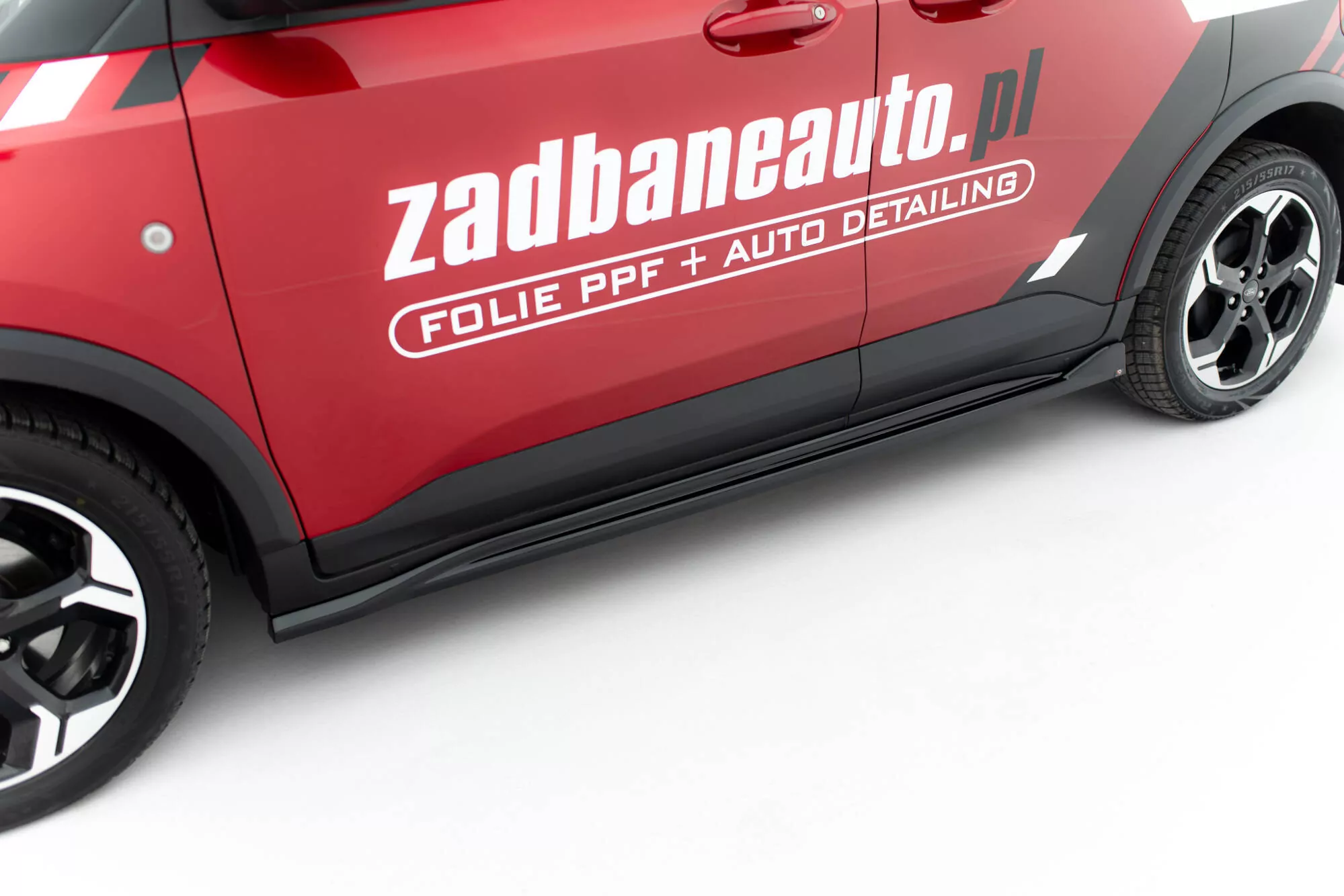 Seitenschweller Ansatz Für Ford Tourneo Courier Mk2 Schwarz Hochglanz