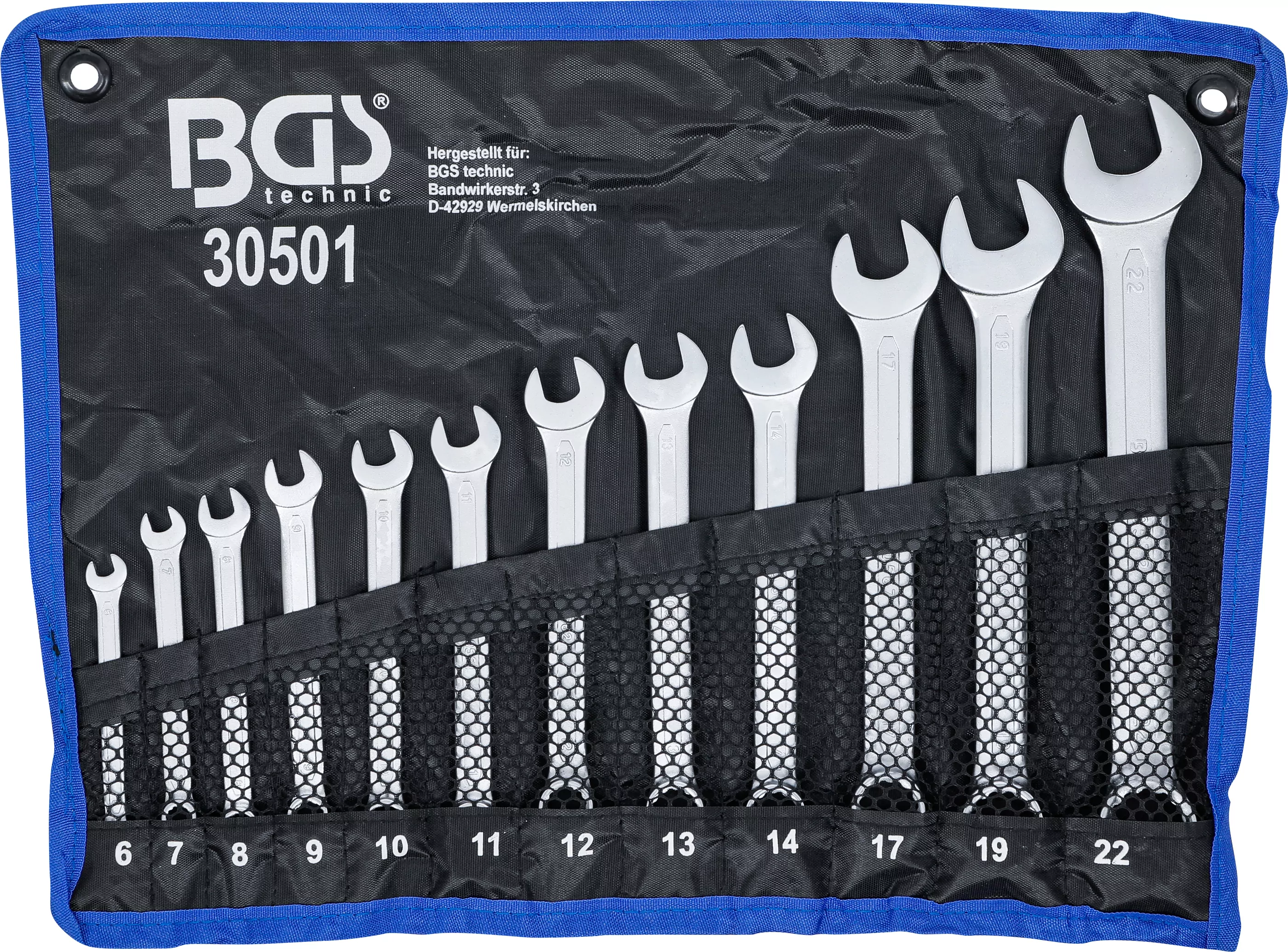 Maul-Ringschlüssel-Satz | SW 6 - 22 mm | 12-tlg.