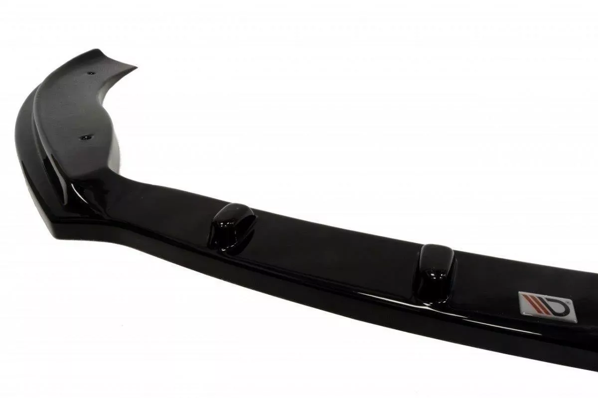 Front Ansatz Passend Für V.1 Passend Für VW PASSAT CC Vor FL, STANDARD STOßSTANGE Schwarz Hochglanz Schwarz Hochglanz