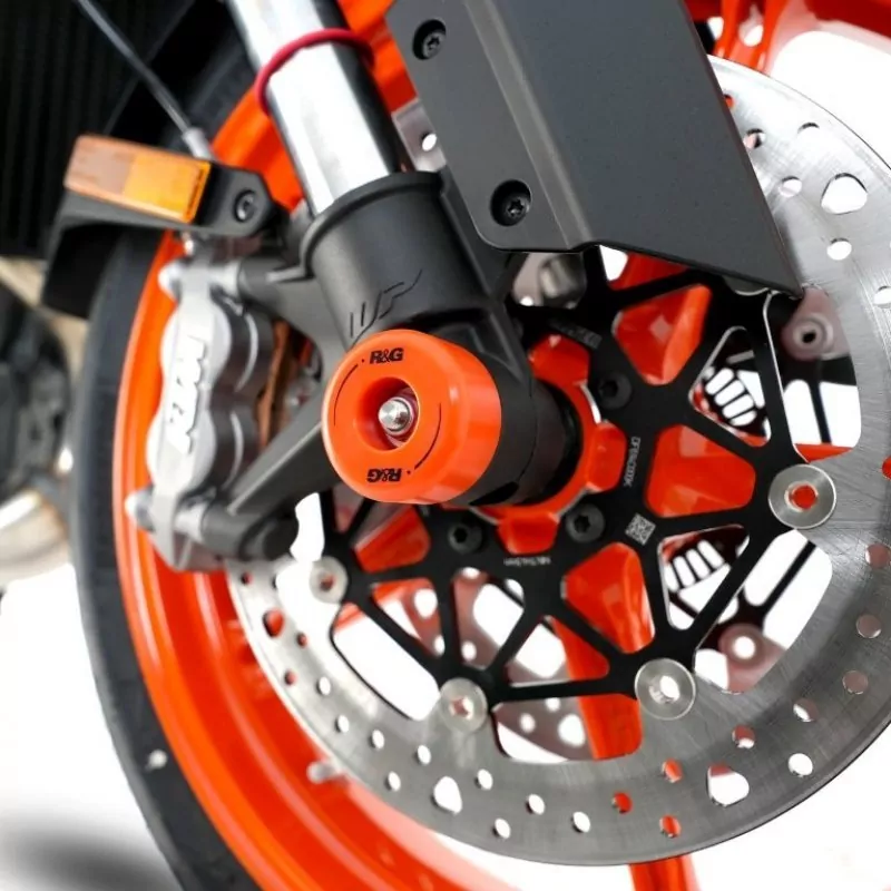 R&G Gabel Protektoren KTM 990 Super Duke / KTM 790 Duke 2018- / Duke 890 R 2020- / CF Moto 800 NK