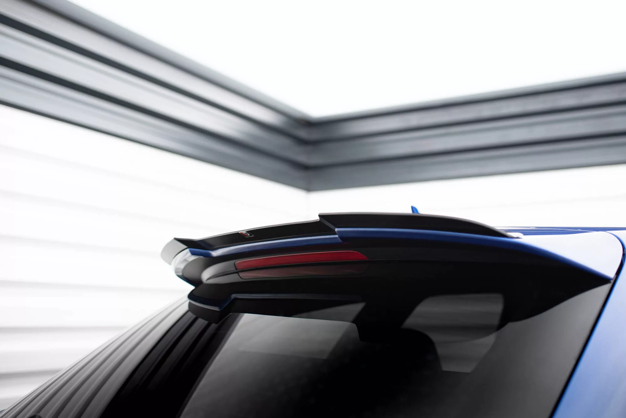 Spoiler CAP Passend Für Passend Für AUDI RS6 C7 Schwarz Hochglanz Schwarz Hochglanz