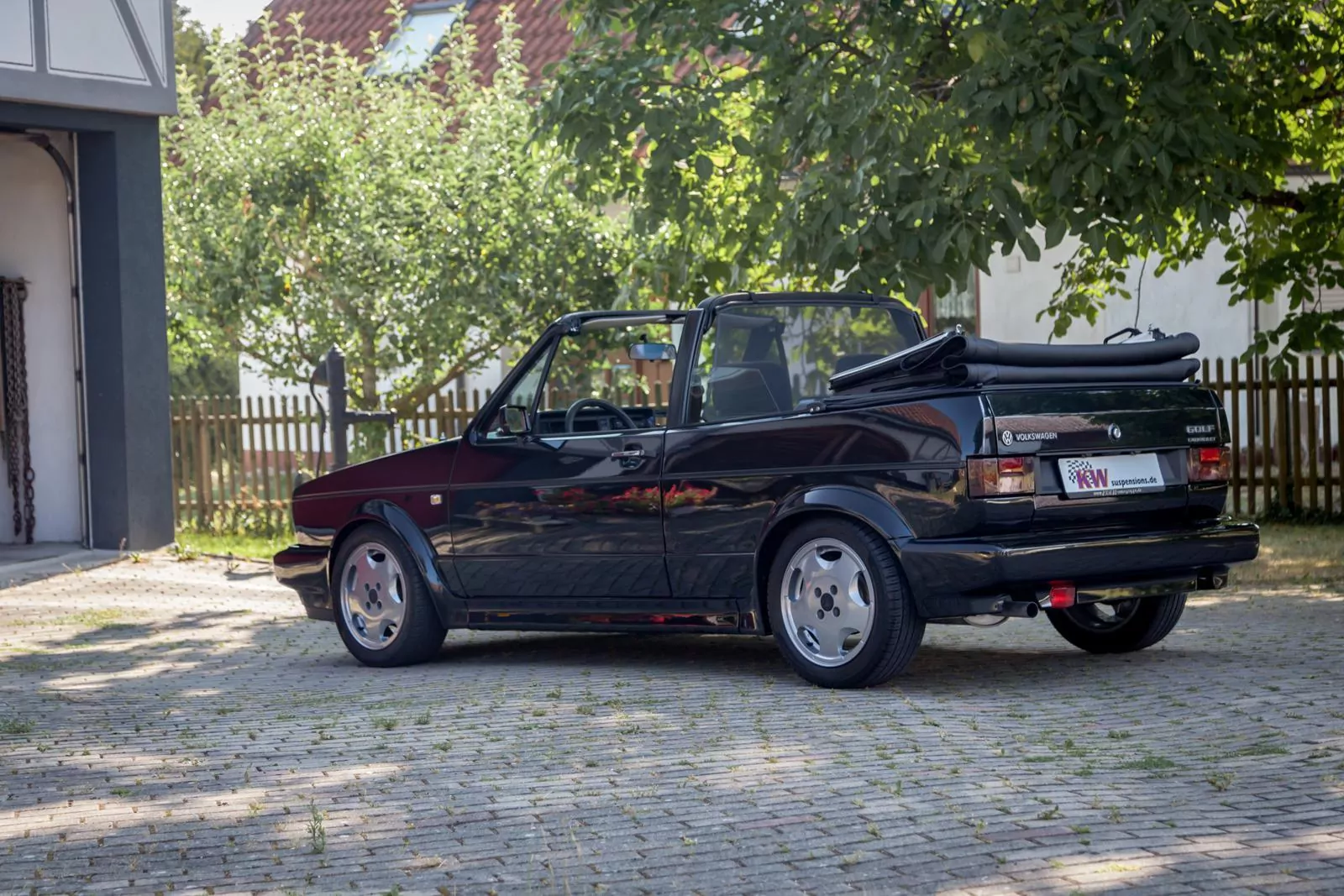 KW Gewindefahrwerk V1 inox VW GOLF I Cabriolet (155) 01/1979-08/1993