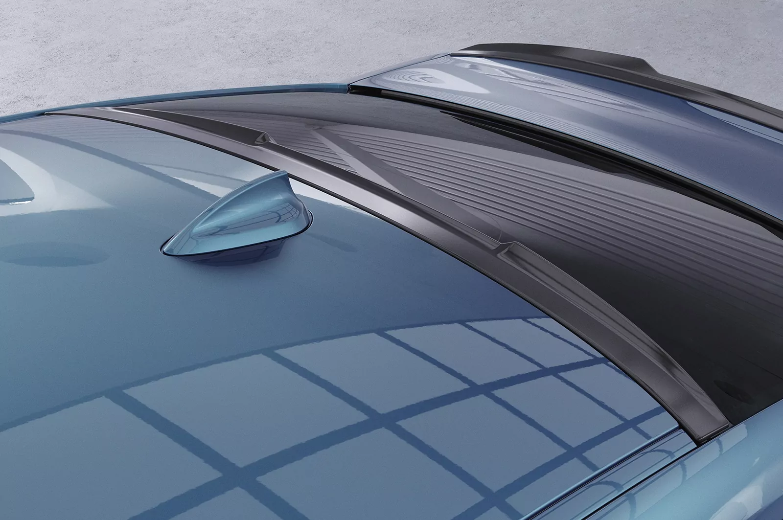 Heckscheibenblende für BMW 4er G22 / G82 Coupe HSB080 Schwarz Strukturiert