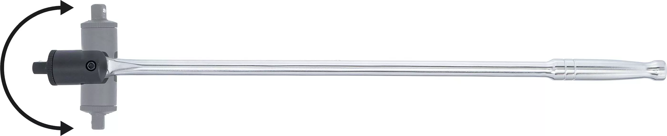 Gelenkgriff mit Umschaltknarre | Abtrieb Außenvierkant 12,5 mm (1/2") | 610 mm