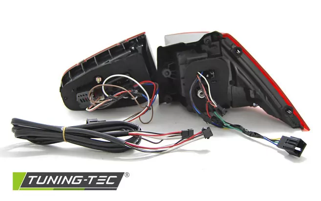 Led Tail Lights Sport Red Smoke Seq Fits Vw Golf 7 13-17