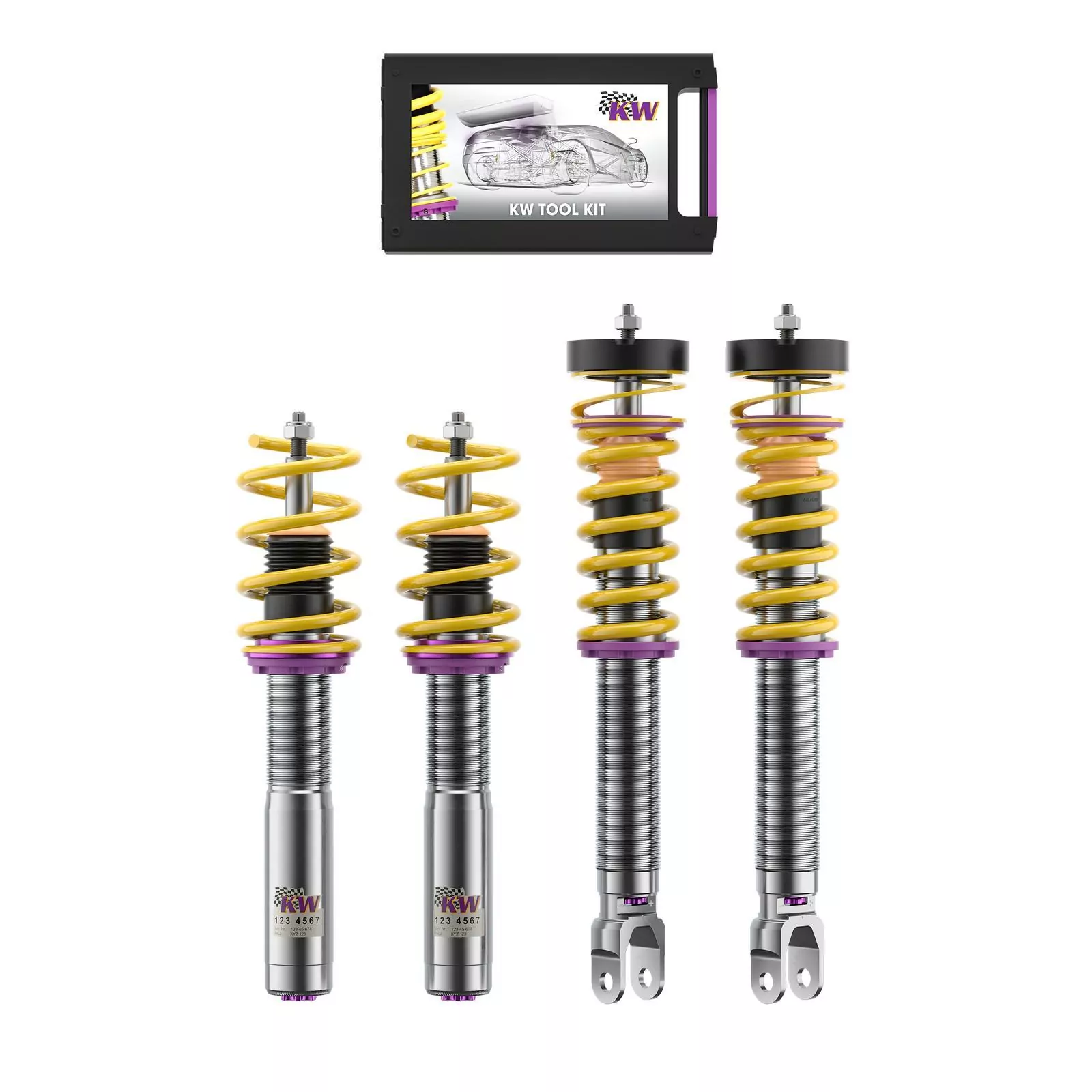 KW Gewindefahrwerk V3 inox PORSCHE 911 Cabriolet (991) 03/2012-05/2020