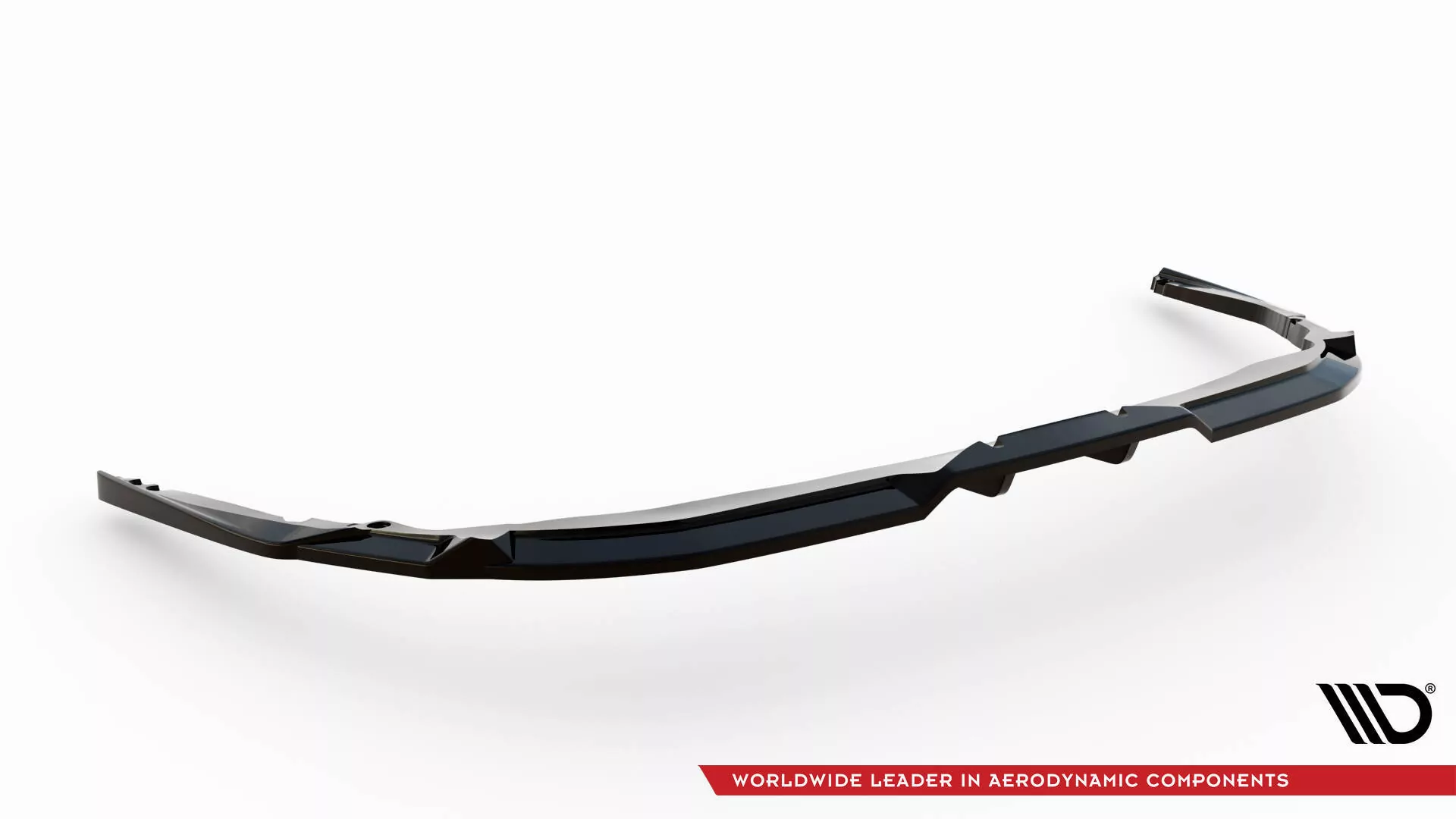 Hinten Splitter (mit Einem Vertikalem Balken) Toyota Corolla GR Sport Touring Sports XII Schwarz Hochglanz