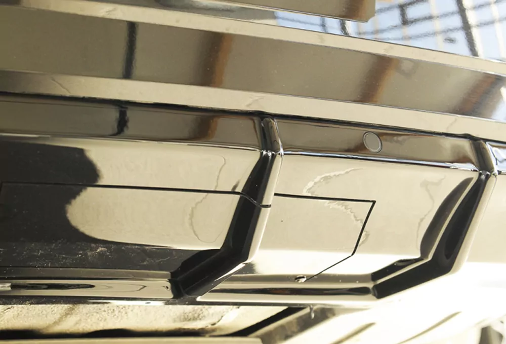 Rieger Heckeinsatz (für gesteckte AHK) glanz schwarz für Skoda Superb III (3T/3V) Combi 08.19- (ab Facelift 2)