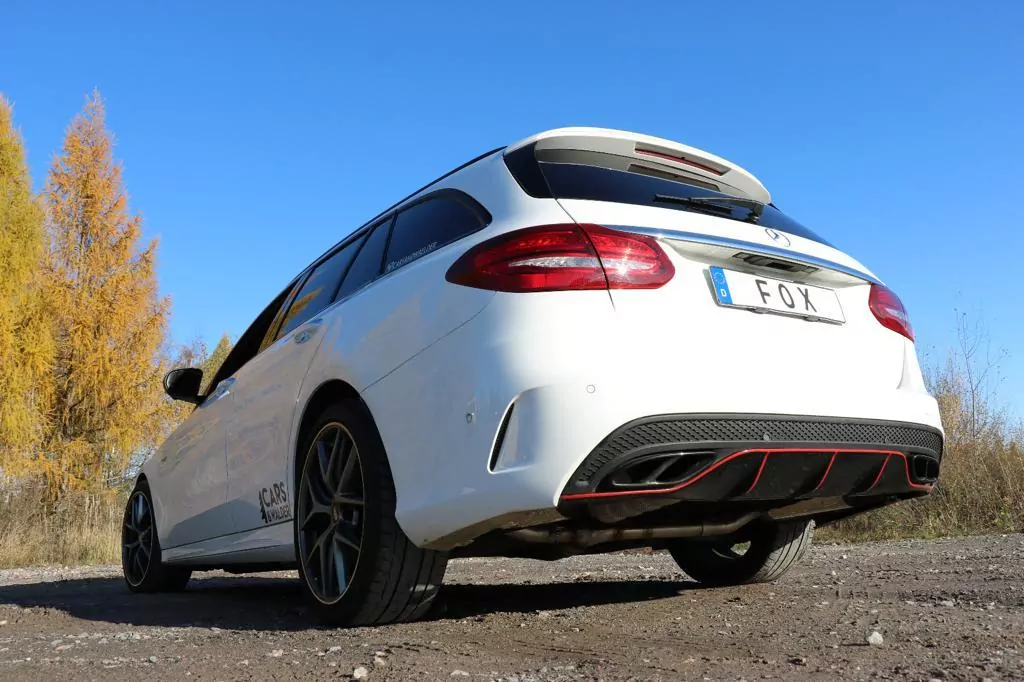 Mercedes C-Klasse 205 Limousine/ T-Modell/ Cabrio/ Coupe  Endschalldämpfer rechts/links mit Endrohrtulpen