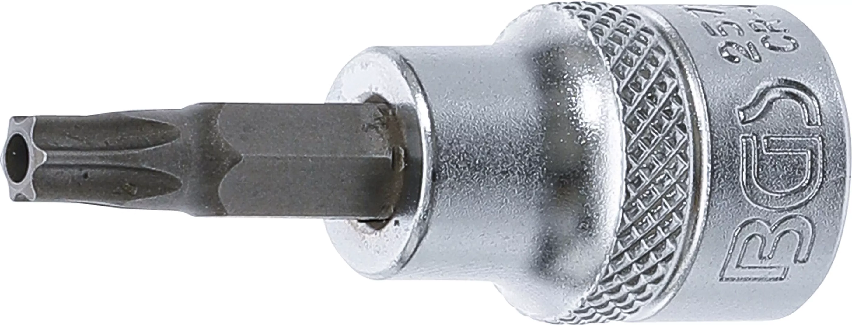 Bit-Einsatz | Antrieb Innenvierkant 10 mm (3/8") | T-Profil (für Torx) mit Bohrung T30