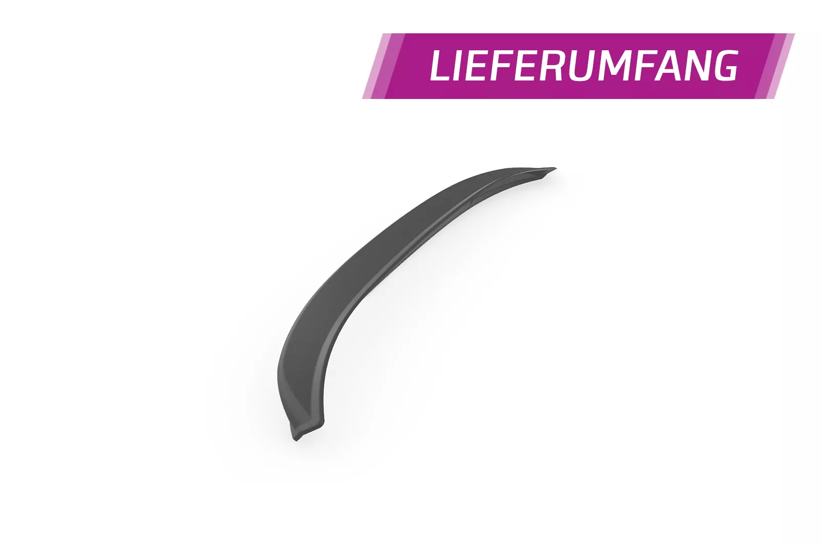 Heckflügel mit ABE für Fiat Tipo (Typ 356) HF981 Schwarz Strukturiert