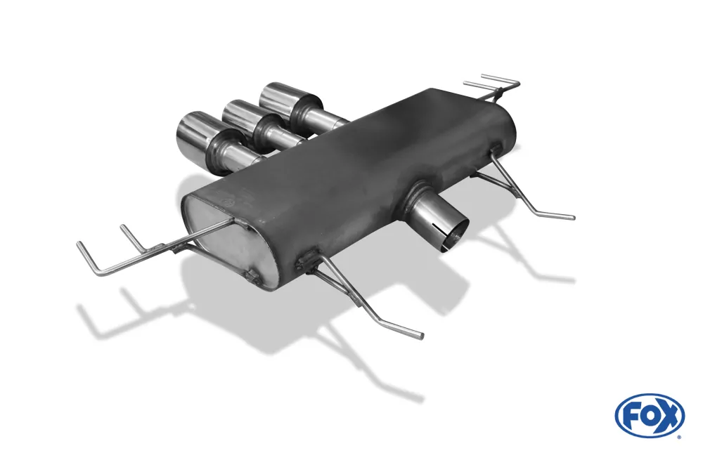 Honda Civic X Type R  Endschalldämpfer quer Ausgang rechts/links  - 100-90-100 Typ 25 mittig
