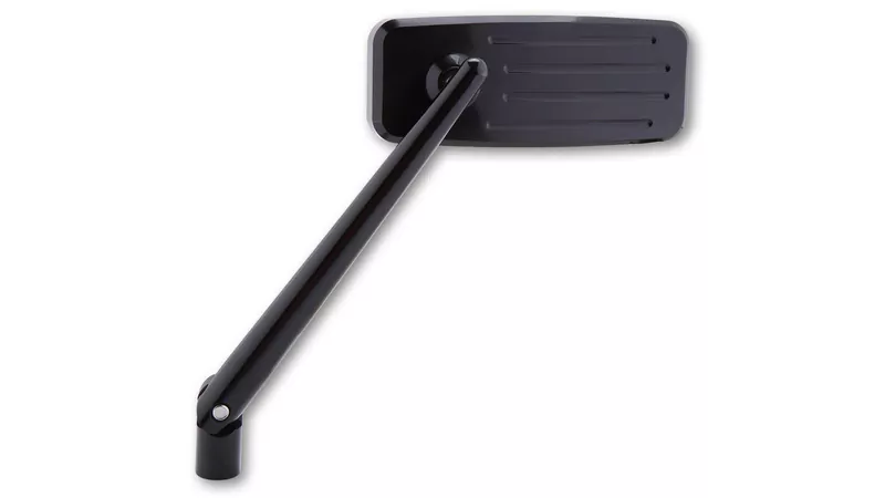 HIGHSIDER CNC gefräster Aluspiegel Action - Schwarz (Stck.)