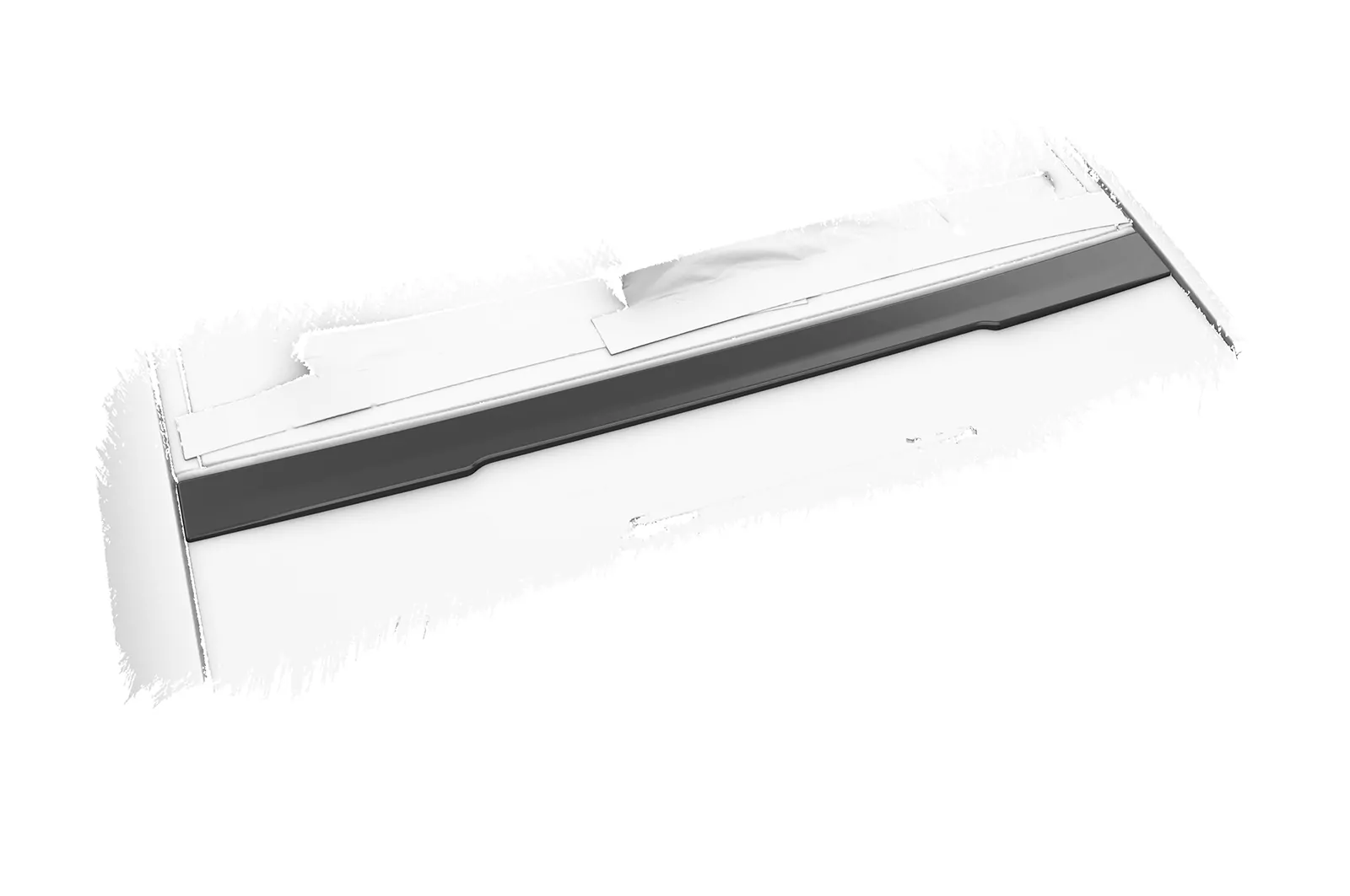 Heckscheibenblende für BMW 4er F36 Gran Coupe HSB114 Schwarz Strukturiert