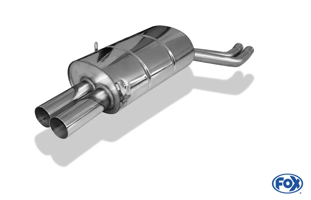 BMW E46 320/ 323/ 325/ 328/ 330  Endschalldämpfer zweiflutig - 2x76 Typ 10