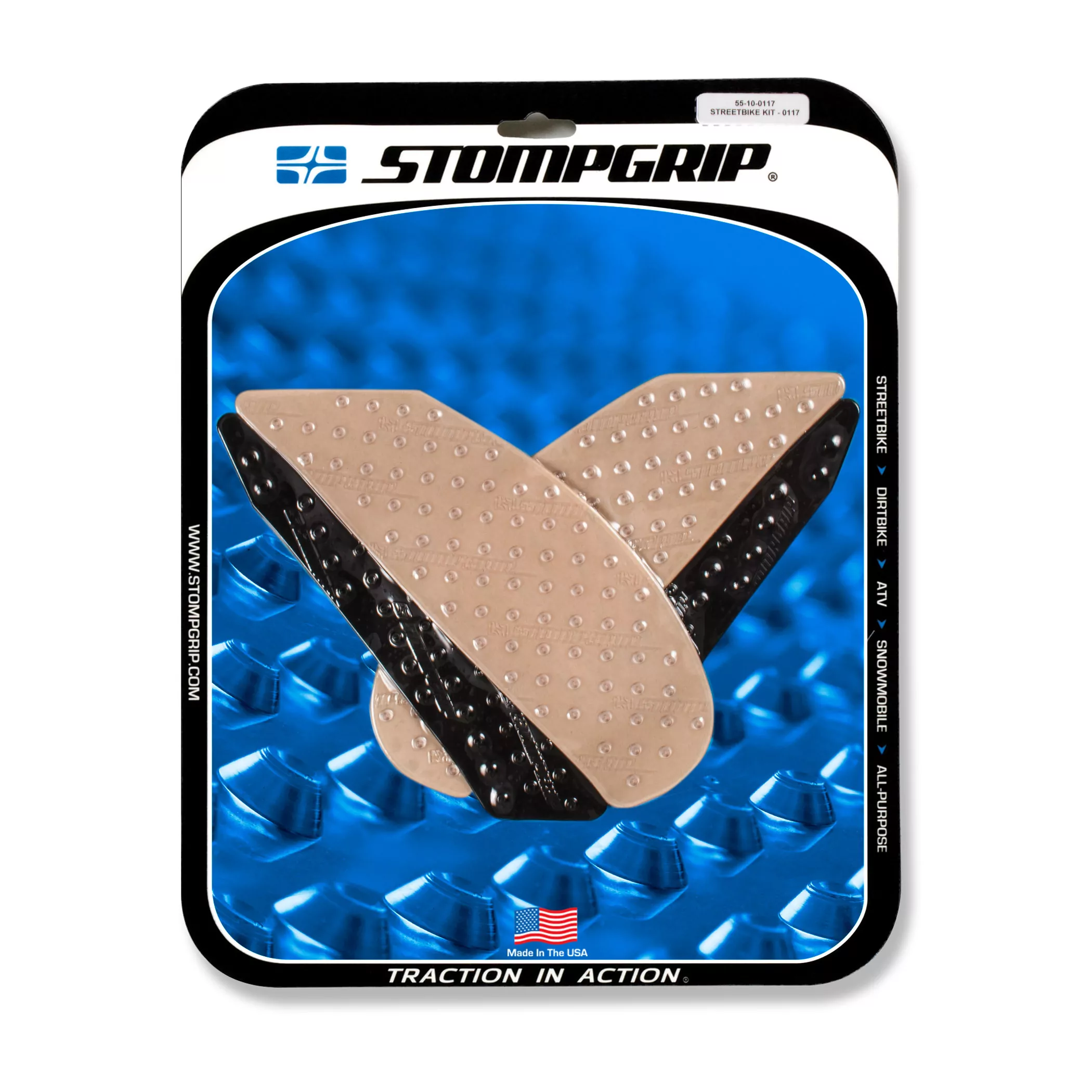 Stompgrip Traction Pad Volcano für Kawasaki Z800 13-16 Hybrid