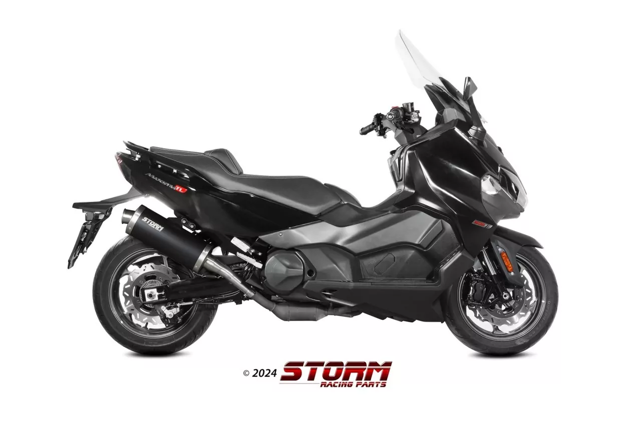 STORM By MIVV Oval Edelstahl Schwarz SYM MAXSYM TL 508 21-24
