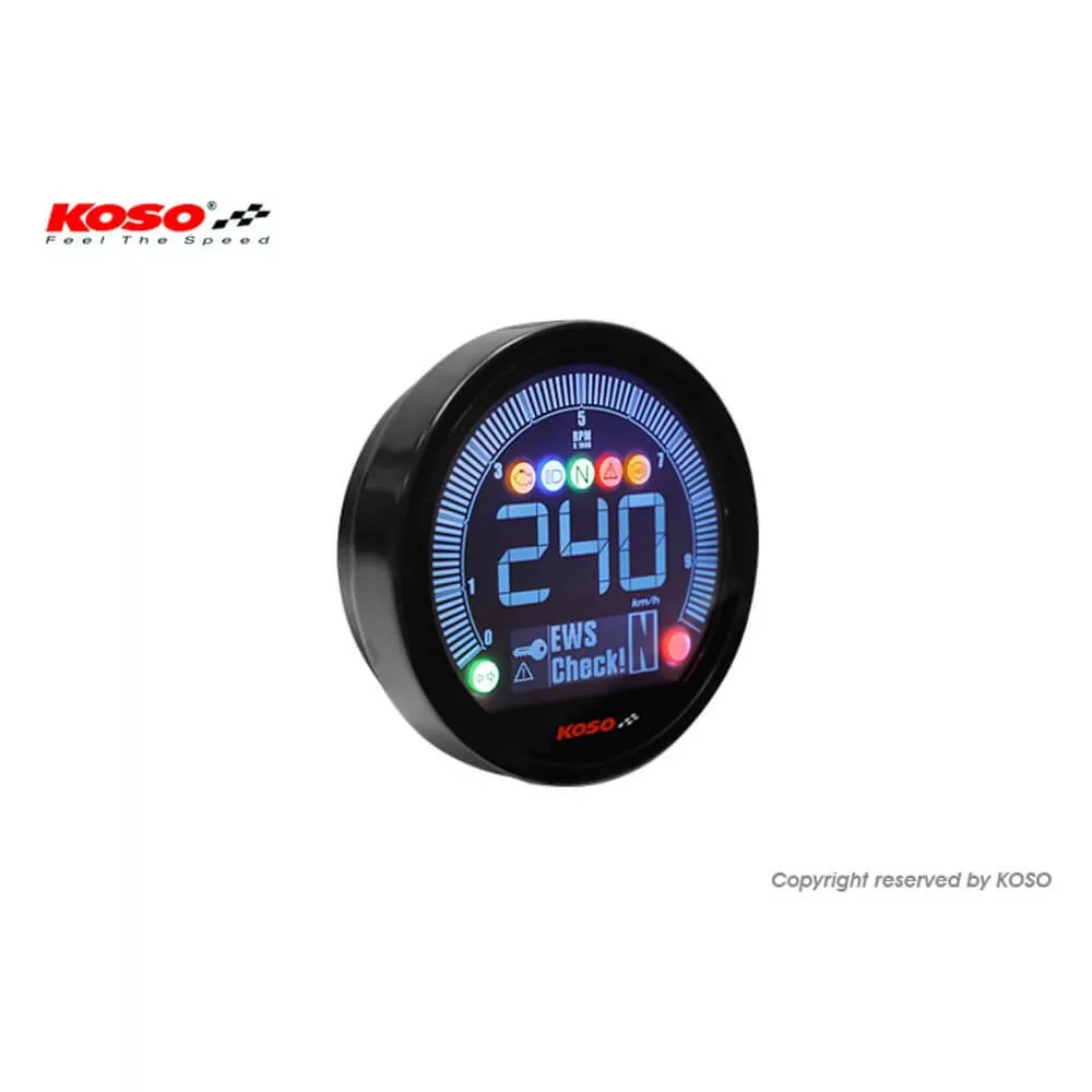 KOSO Drehzahlmesser/Tachometer, plug & play, Bolt R-Spec XVS 950, 22- mit ABE