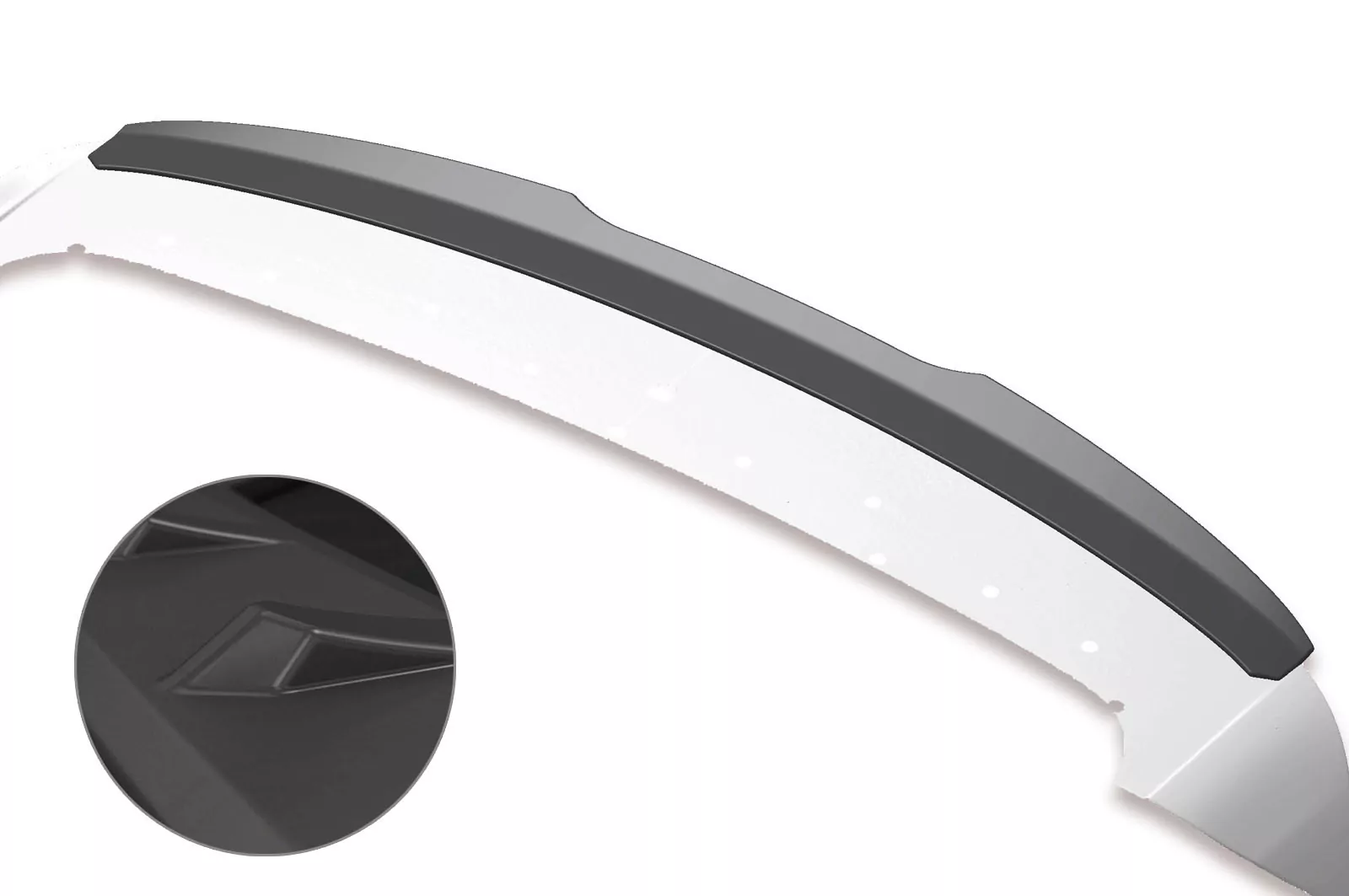 Heckflügel mit ABE für Hyundai I30 PD Lackierfreundlich (schwarz matt)