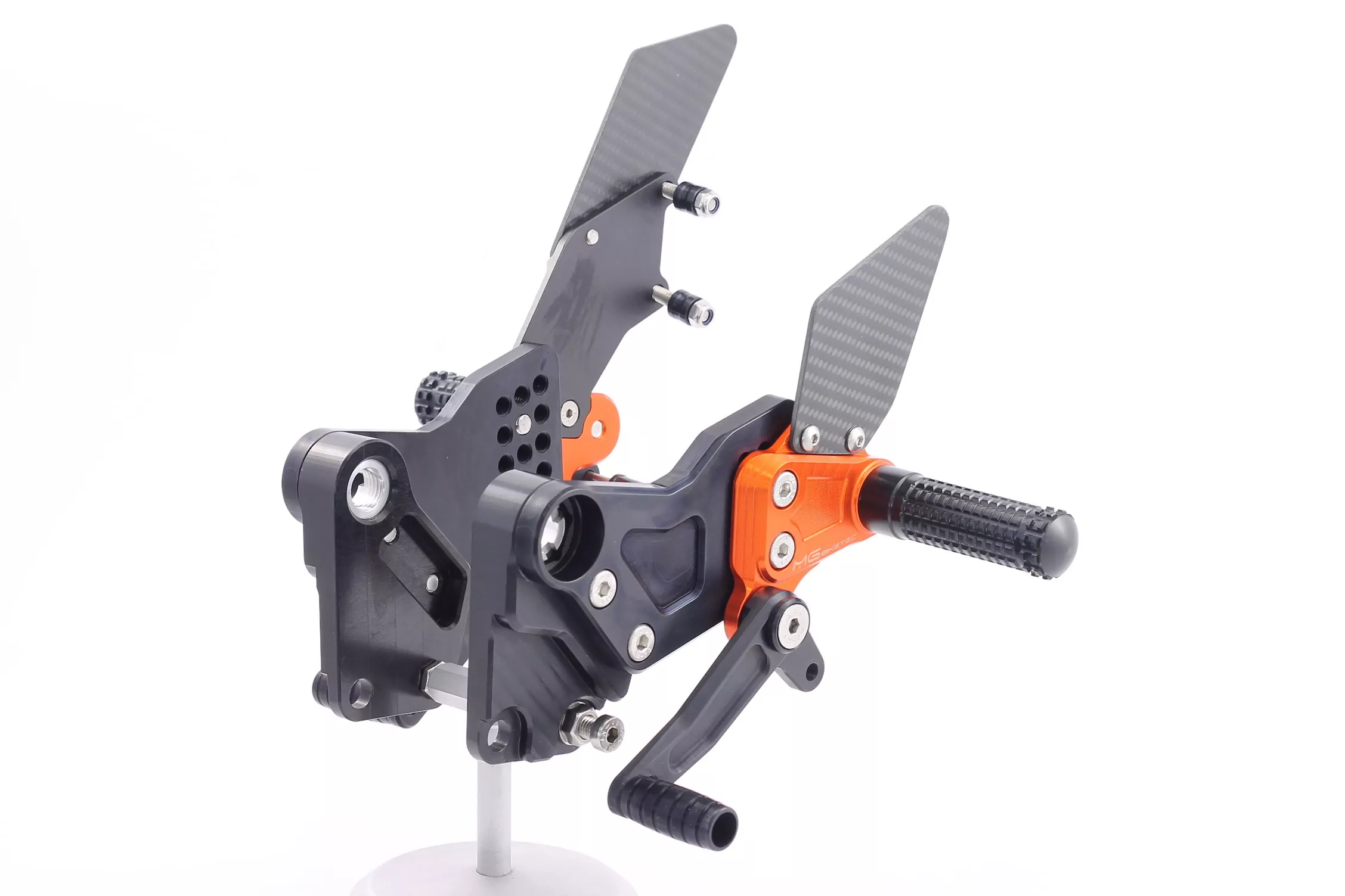 MG Biketec Sportfussrastenanlage / Rastenanlage / Fußrastenanlage mit ABE, gültig in D - A - CH für KTM 125 Duke ab 2020-2023