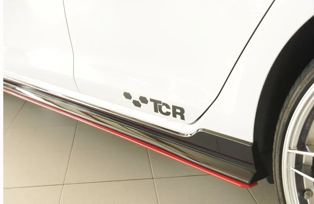 Rieger Seitenschwelleransatz für VW Golf 7 GTI-TCR | 5-tür. 01.19- für orig. GTI-TCR - Seitenschweller