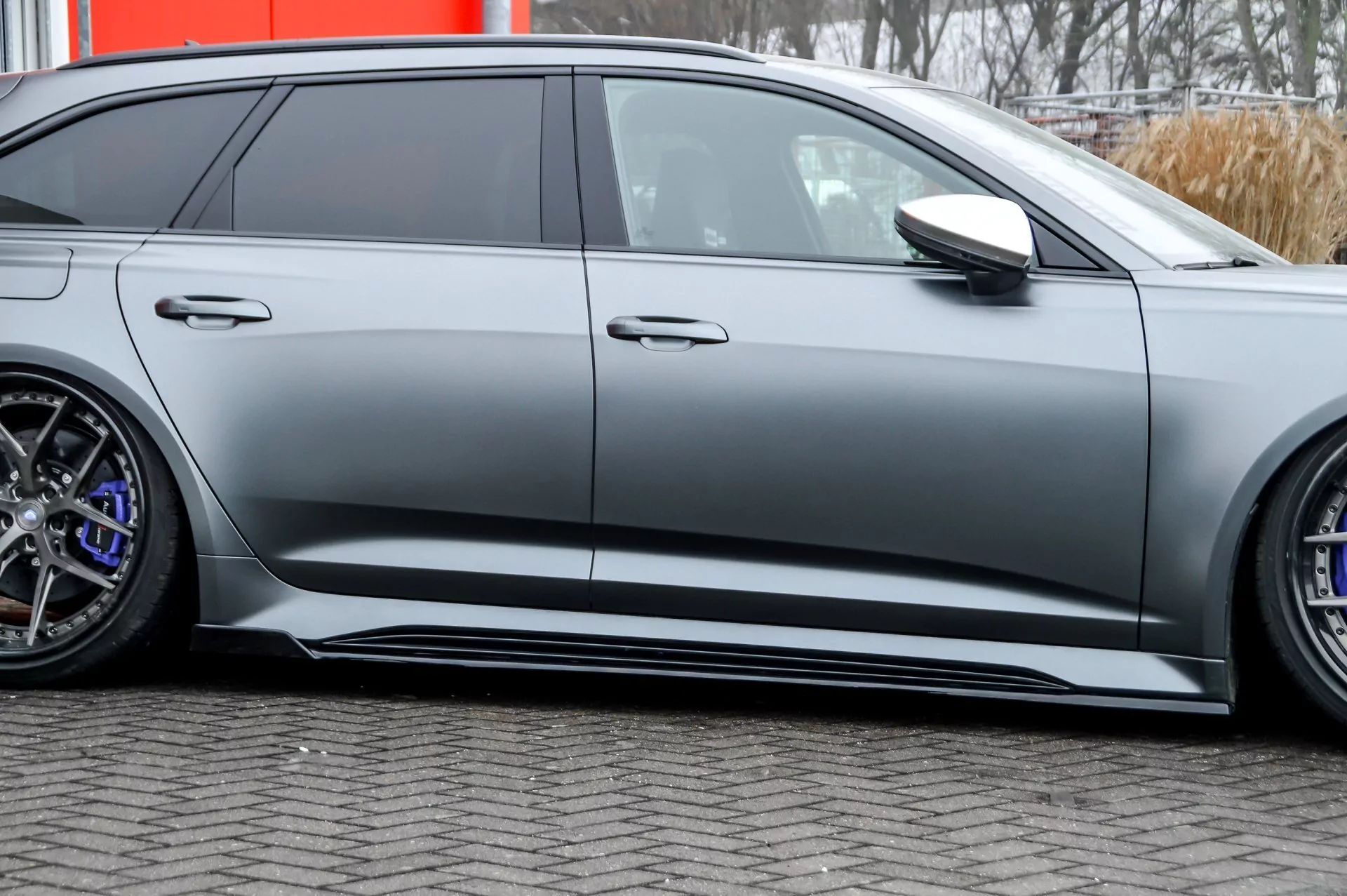 Cup Seitenschweller mit Wing hinten für Audi RS6 C8 Bj .ab.2019-