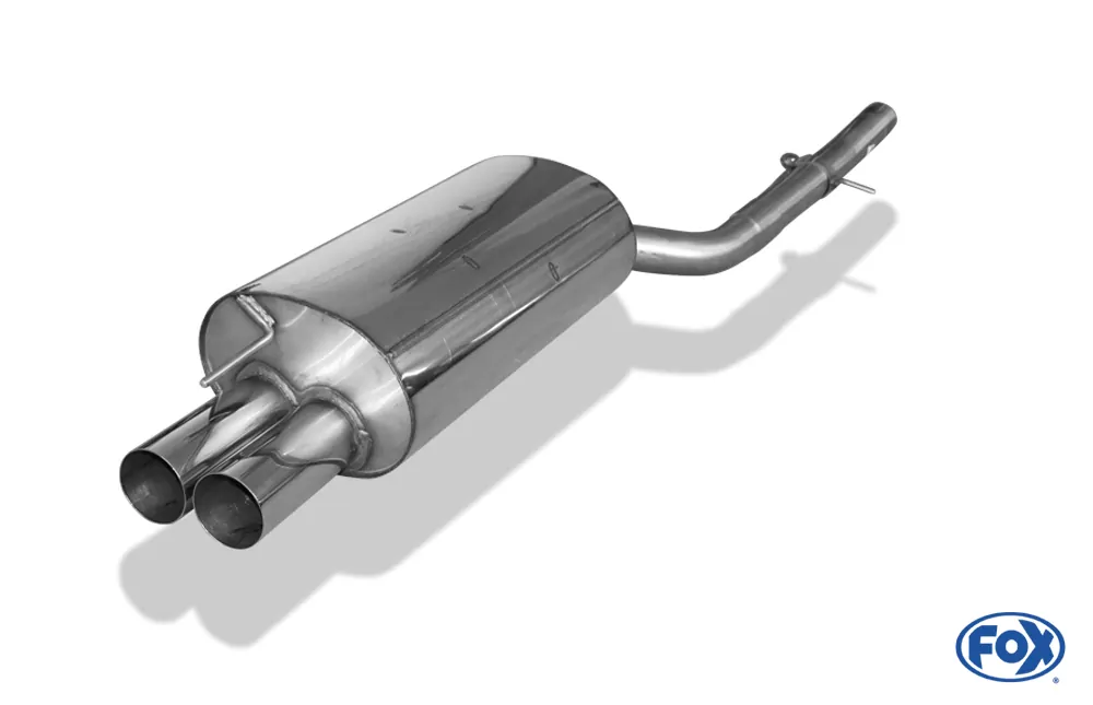 BMW E46 320d  Endschalldämpfer einflutig - 2x76 Typ 10