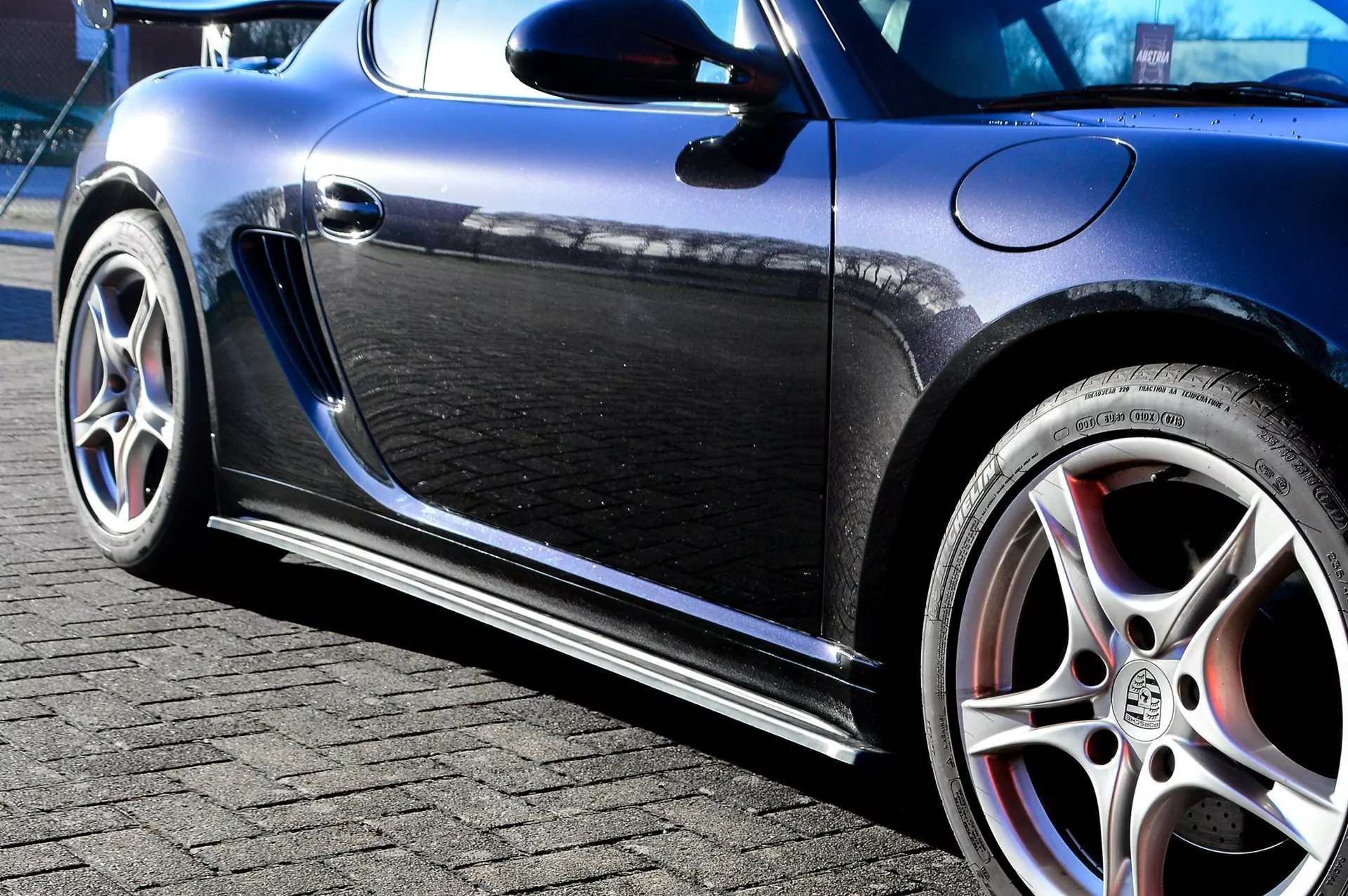 Cup Seitenschweller aus ABS für Porsche Cayman 987