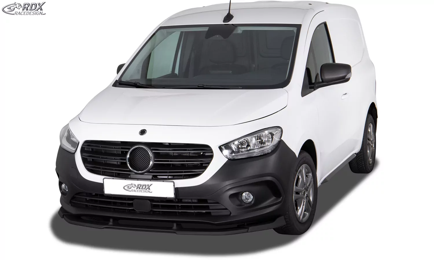 RDX Frontspoiler VARIO-X für MERCEDES Citan & T-Klasse (W420 / 2021+) Frontlippe Front Ansatz Vorne Spoilerlippe