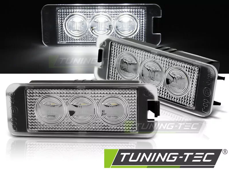 License Led Lights  3xled Fits Vw Golf Iv Vw Golf V /vw Golf Vi/vw Golf Vii/vw Passat B6 /vw Passat Cc/vw New Beatle/vw Eos/ Vw Phaeton/ Vw Lupo/vw Polo/ Vw Scirocco  Vw Lupo  1999-2006  Vw Polo  2001-2009-  Vw Scirocco 2009-  
