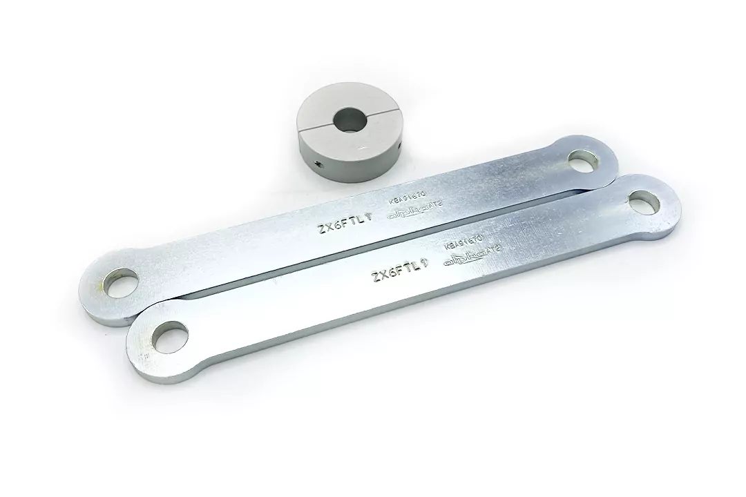 alpha Technik Tieferlegungssatz 30mm für Kawasaki ZX6R Typ ZX600R Modelljahr 2009-