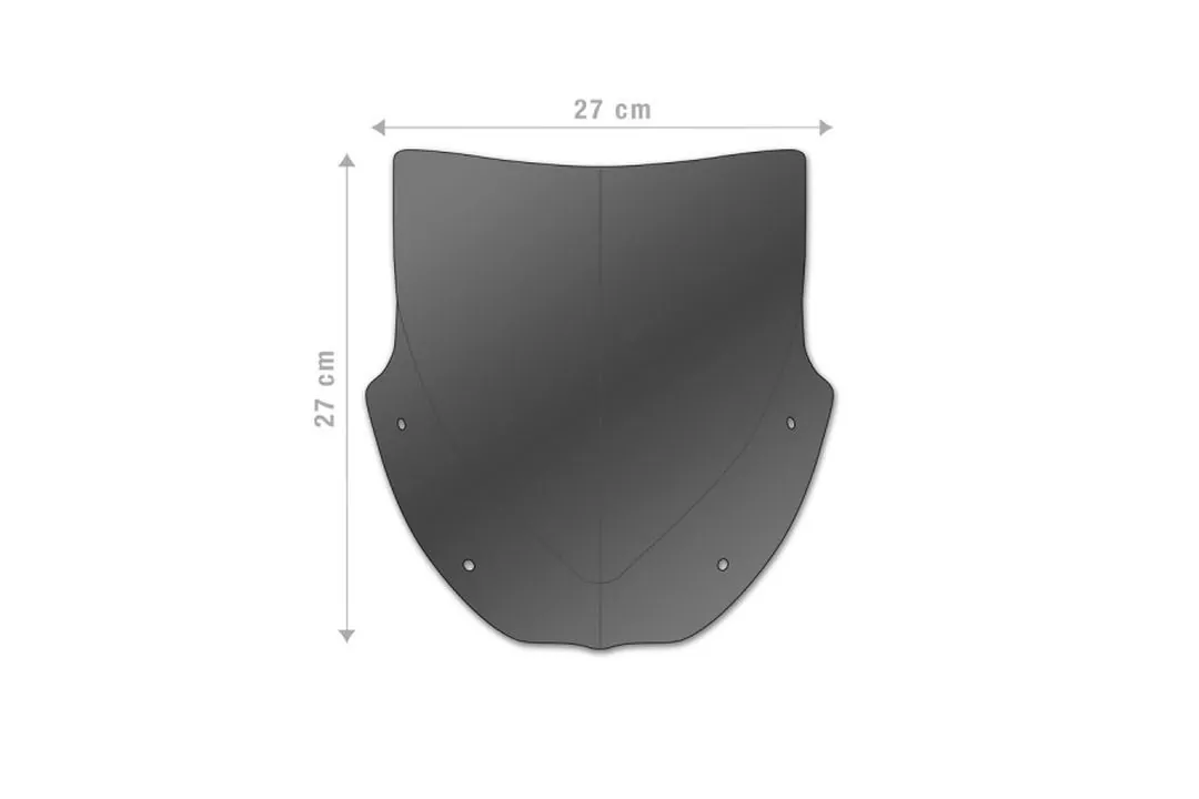Barracuda Windschild Aerosport Plexiglas für Ducati Scrambler 2015 - 2017