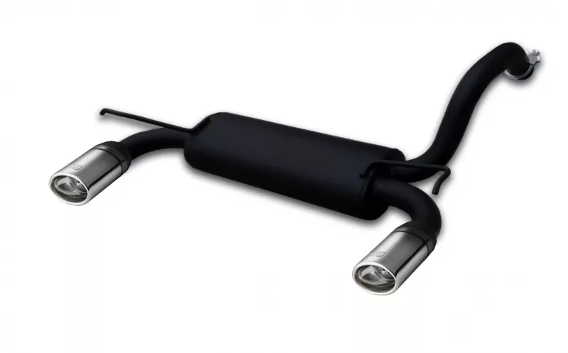 Ulter Sportauspuff für Toyota AYGO II 2014- 2 Duplex Endrohre oval 95×65