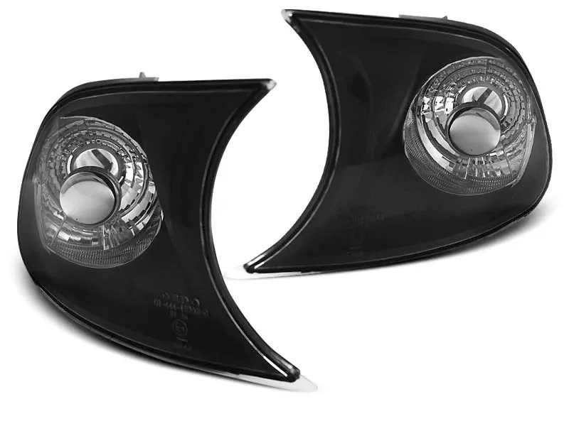 Front Direction Black Fits Bmw E46 04.99-08.01 C/c