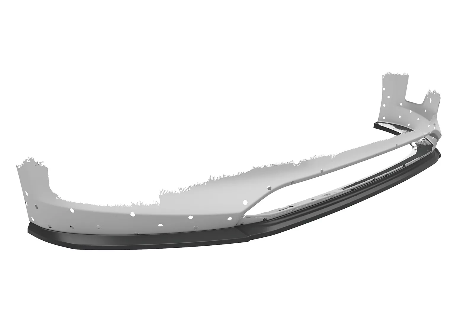 Cup-Spoilerlippe mit ABE für Hyundai Ioniq CSL594 Schwarz Strukturiert