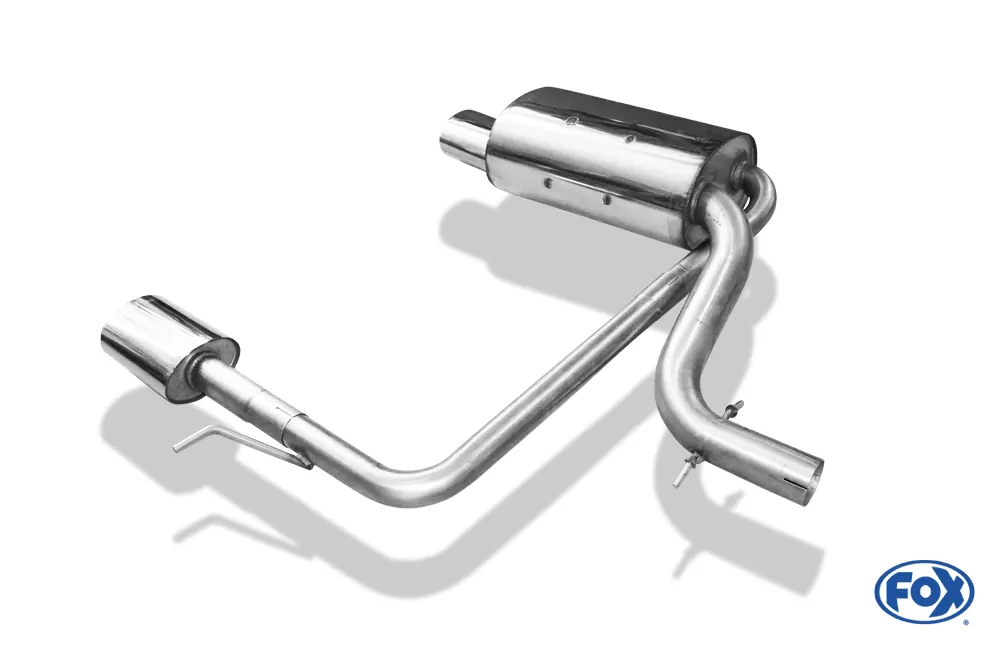 Volvo XC90 Endschalldämpfer Ausgang rechts/links zweiflutig - 140x90 Typ 33 rechts/links -2,5l 154kW  3,0l 200kW  2,4l TD 120/136kW