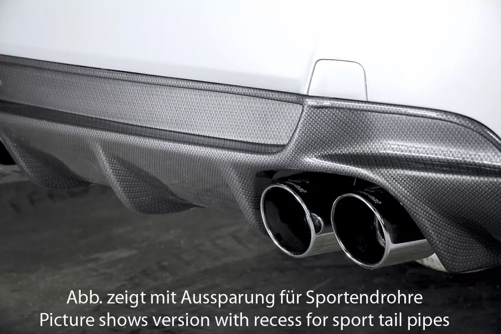 Rieger Heckeinsatz für BMW 3er E92 | Coupé 09.06-02.10 (bis Facelift) Nur für 335i / 335d
