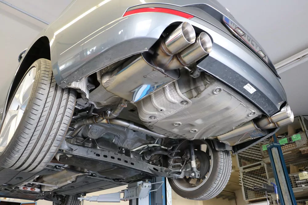 Seat Leon 5F ST - Starre Hinterachse  Endschalldämpfer rechts/links - 2x90 Typ 25 rechts/links